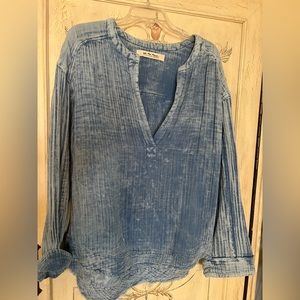 Free People chambray tunic size M